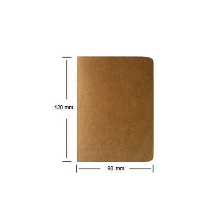 1Pcs Cowhide Paper Notebook Blank Notepad