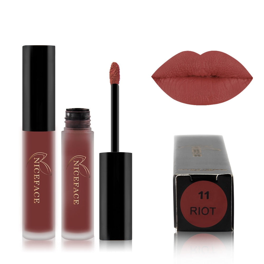 Red 28 Color Lipsticks Matte Waterproof