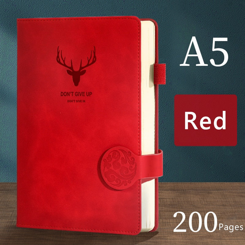 A5 Journal Notebook 200 Pages Retro Planner