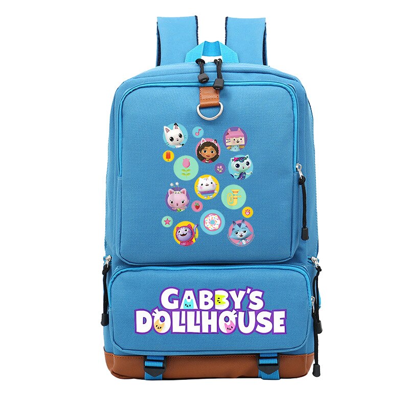 Newest Gabby's Dollhouse School Backpacks Students Schoolbag for kids