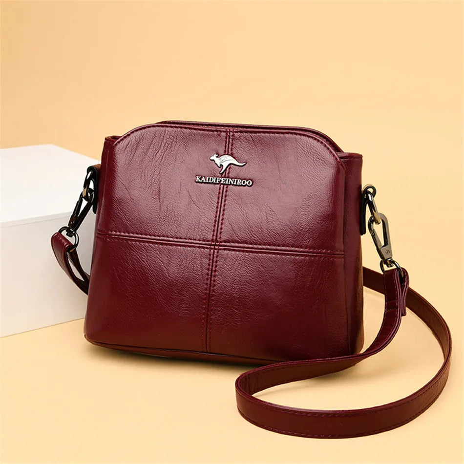 2022 Luxury Designer Women's Shoulder Bag - High Quality PU Leather Crossbody Purse