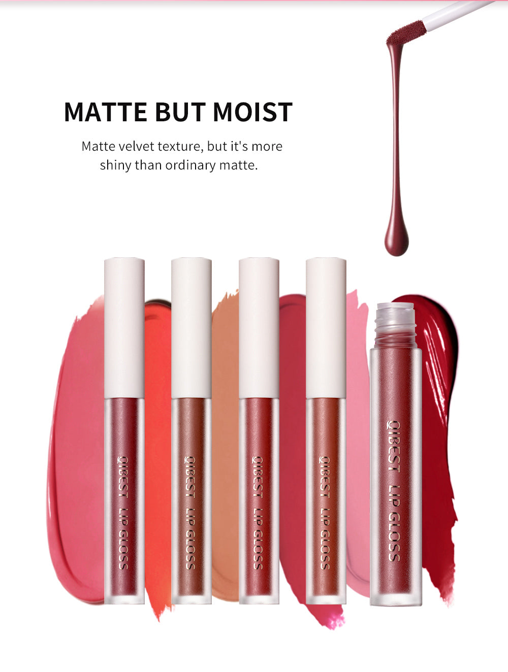 Matte Liquid Lipstick Velvet Lip Gloss Long-lasting Lipstick