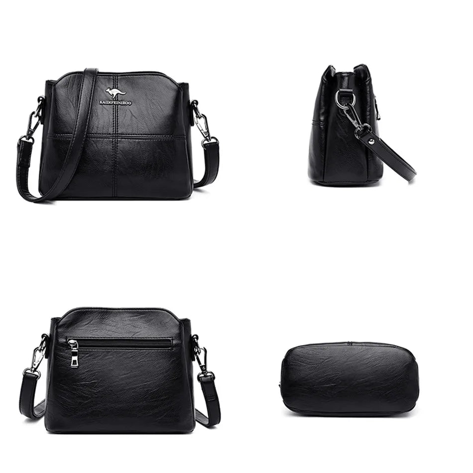 2022 Luxury Designer Women's Shoulder Bag - High Quality PU Leather Crossbody Purse