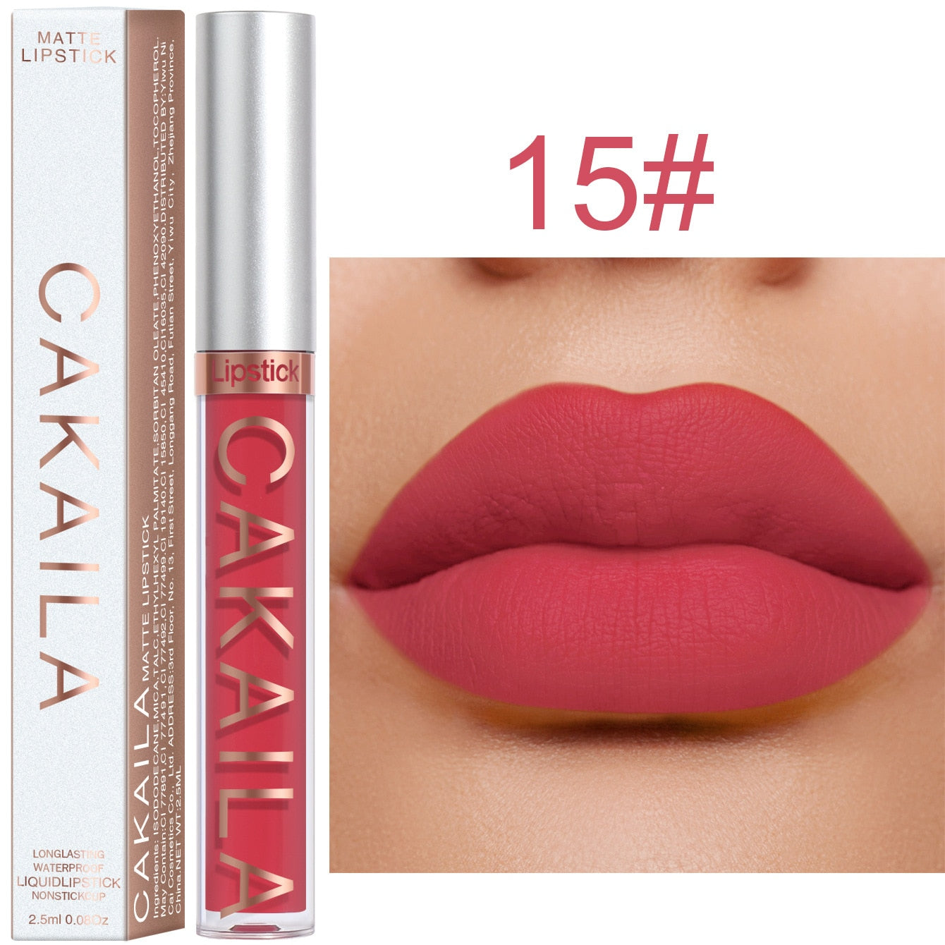 Matte Pink Velvet Lipstick 18 Colors Lip Gloss