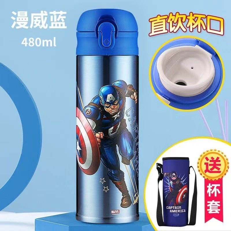 Disney Thermos Bottle Children Cartoon Water Cups