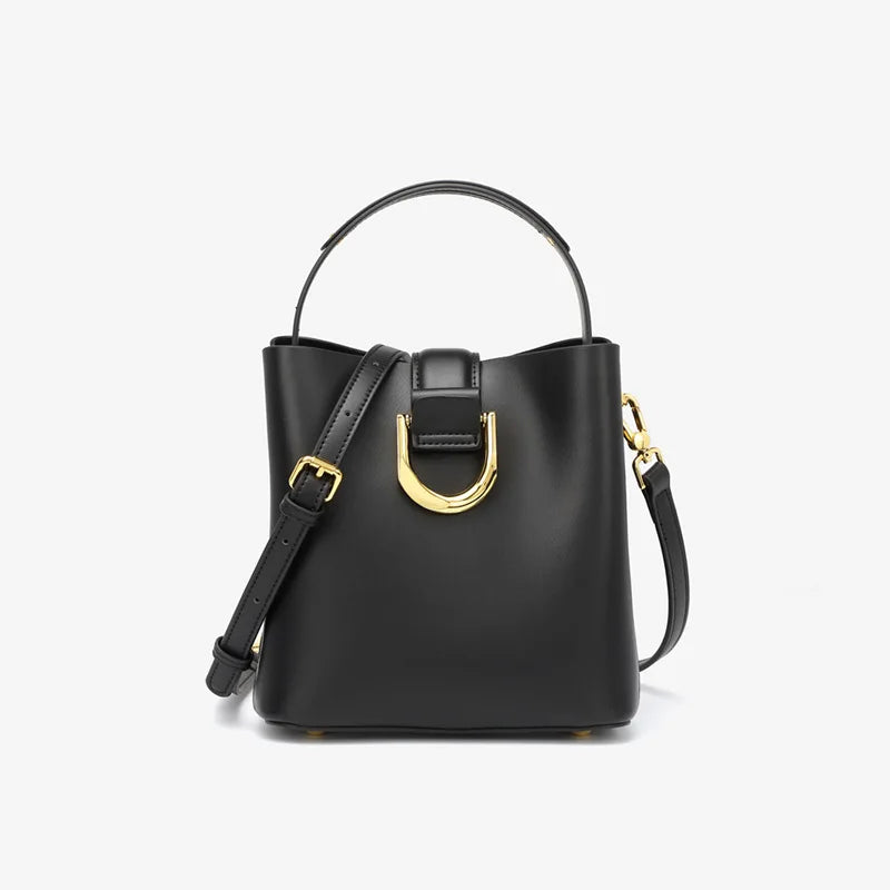 100% Genuine Leather Women's Handbag - Casual Cross Body Messenger Bag