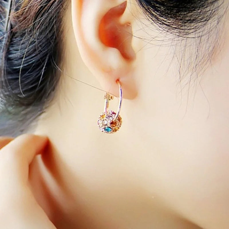 Stunning Zircon Pendant Earrings for Women - Perfect for Weddings, Birthdays, and Special Occasions