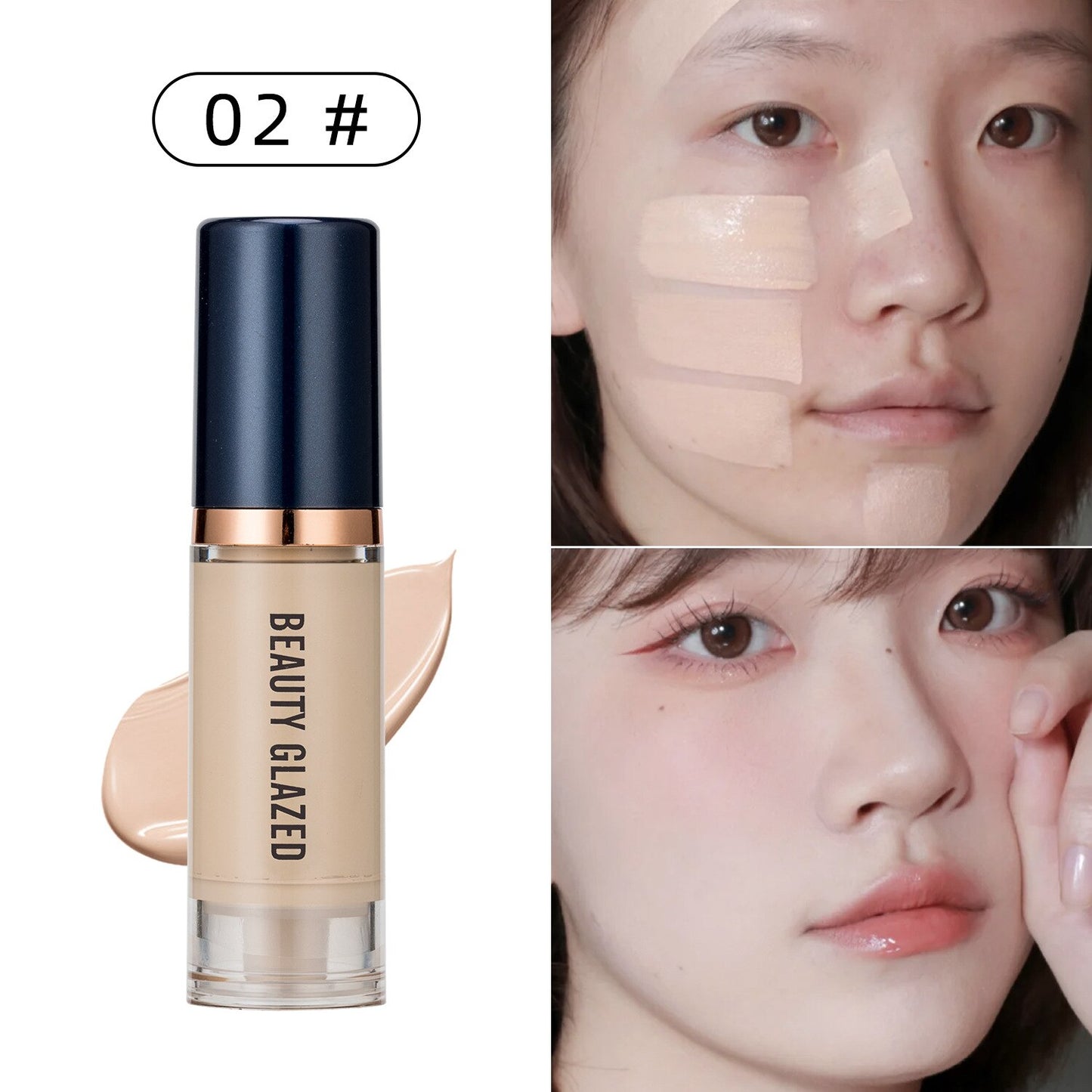 6ml Waterproof Matte Liquid Foundation Cream