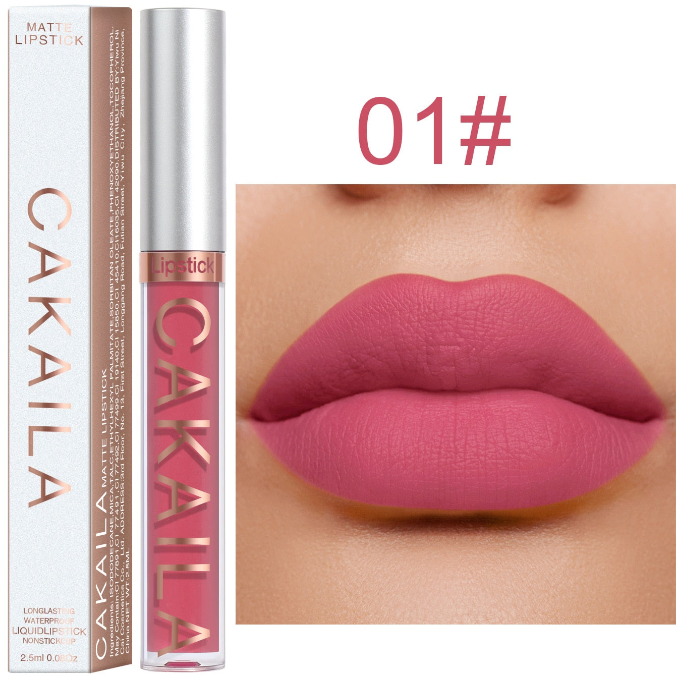 Matte Pink Velvet Lipstick 18 Colors Lip Gloss