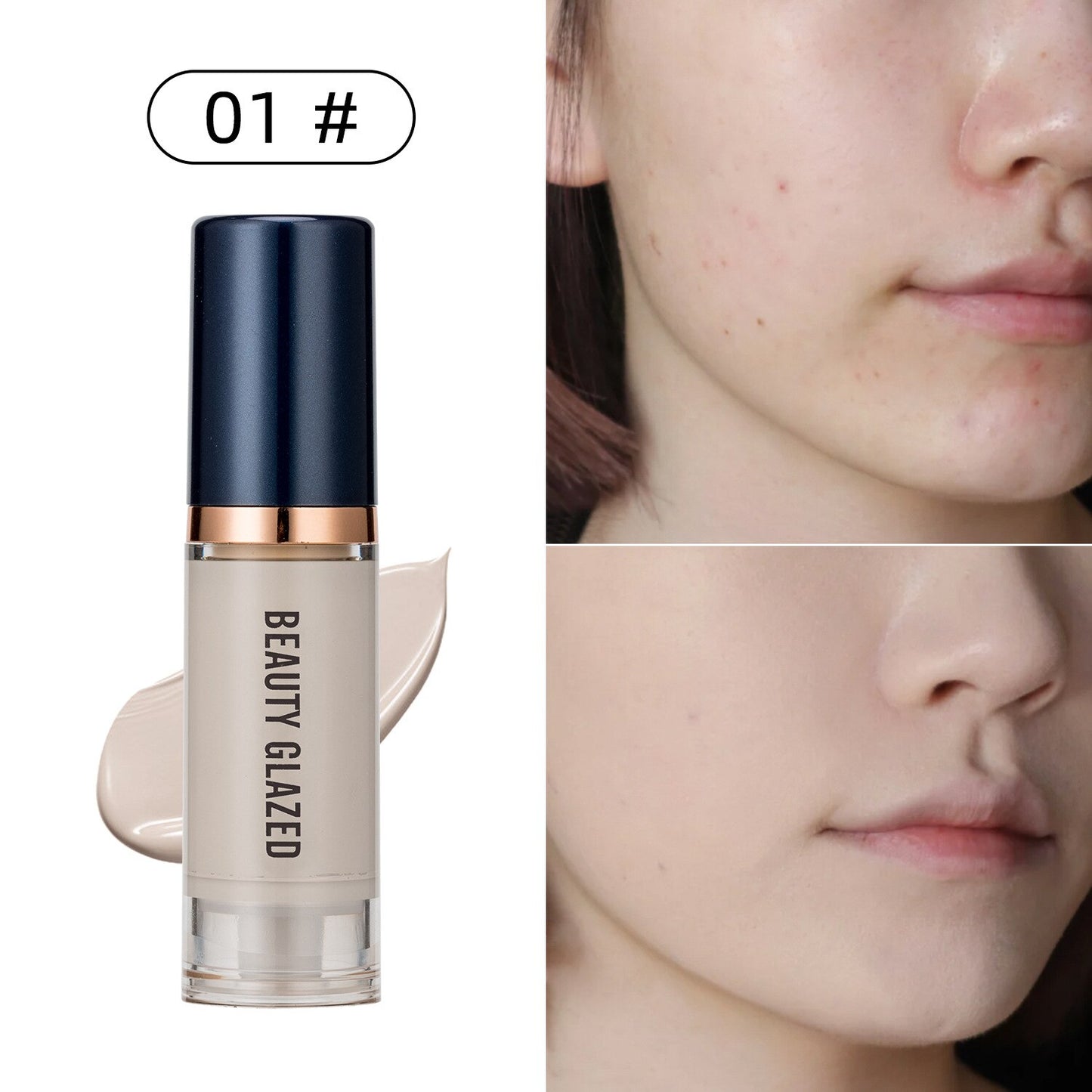 6ml Waterproof Matte Liquid Foundation Cream