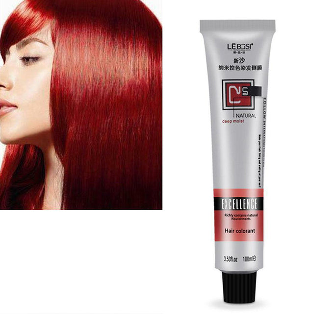 1 Pcs Hair Tint Colorant Semi Permanent Long Lasing Hair Cream