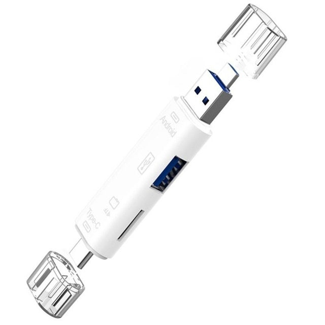 5 in 1 Multifunction Usb 2.0 Type C/Usb /Micro Usb/Tf/SD Memory