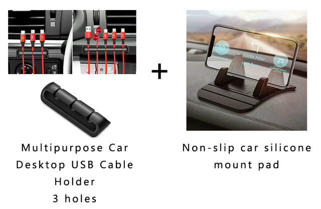 Universal Silicone Anti-Slip Car Phone Mount Gps Holder