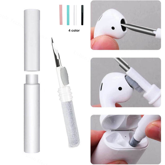 Bluetooth Earphones Cleaning Tool for Airpods Pro 3 2 1 Durable Earbuds Case Cleaner Kit