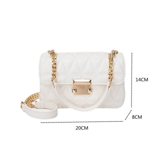 Brand Design Luxury Handbags Women Rhombic Crossbody Bags Chain Small Messenger Bag Lady Shoulder Bag Large Capacity Totes