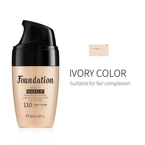 MOONBIFFY- Liquid Foundation and Concealer Cream Waterproof Long-lasting