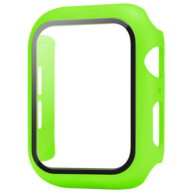 Glass+Cover For Apple Watch case 7 6 SE 5 4 3 iWatch Accessorie