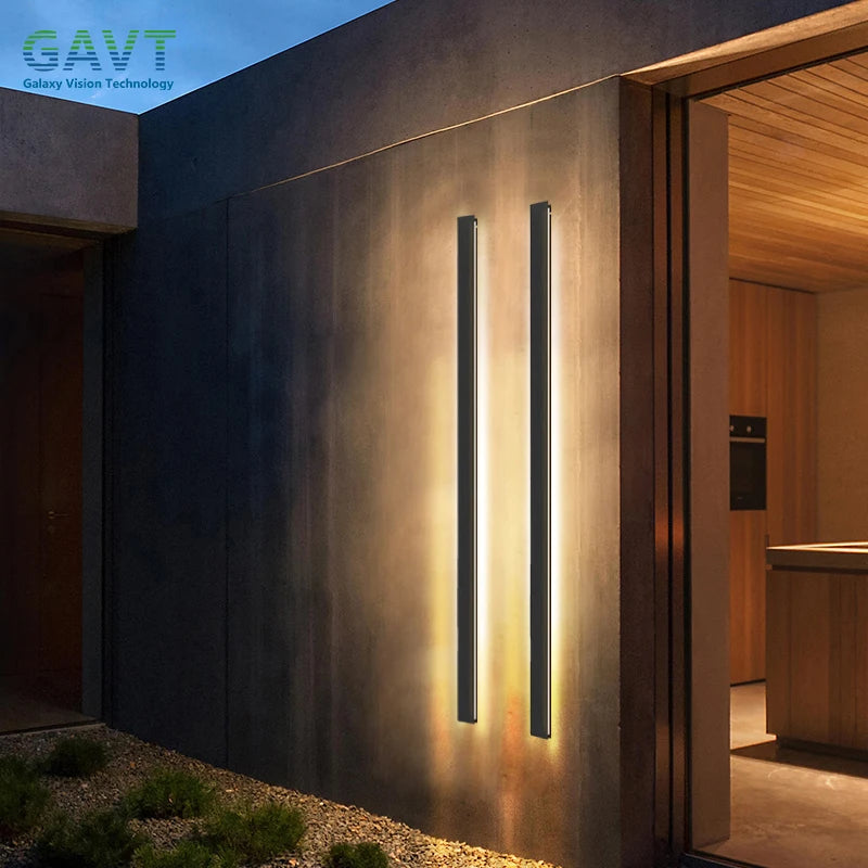 Modern Outdoor Wall Light with Waterproof Design and Long-Lasting LED Bulbs