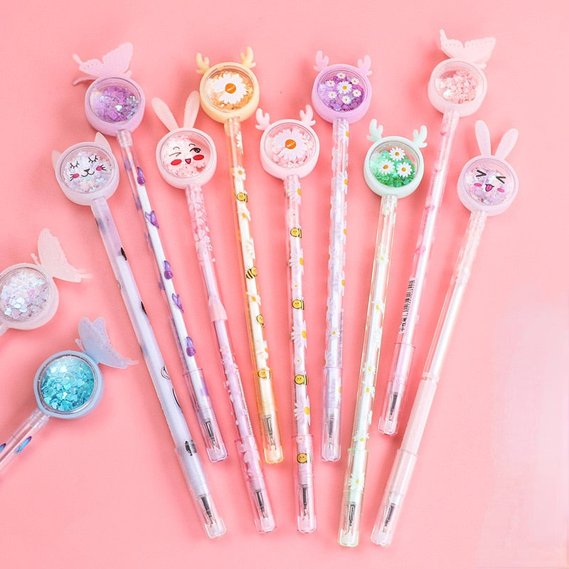 20Pcs/Set Kawaii Sequin Gel Pen