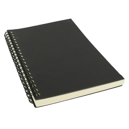 Retro Notebook Kraft Spiral Binding Blank Graffiti Sketchbook Notebook