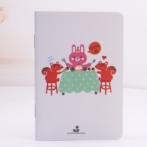 1PC 85*120mm Small Animal Series Notebooks 24 Sheets