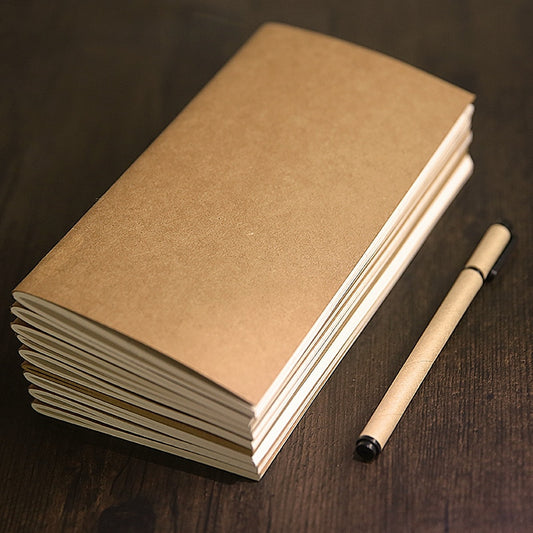1Pcs Cowhide Paper Notebook Blank Notepad