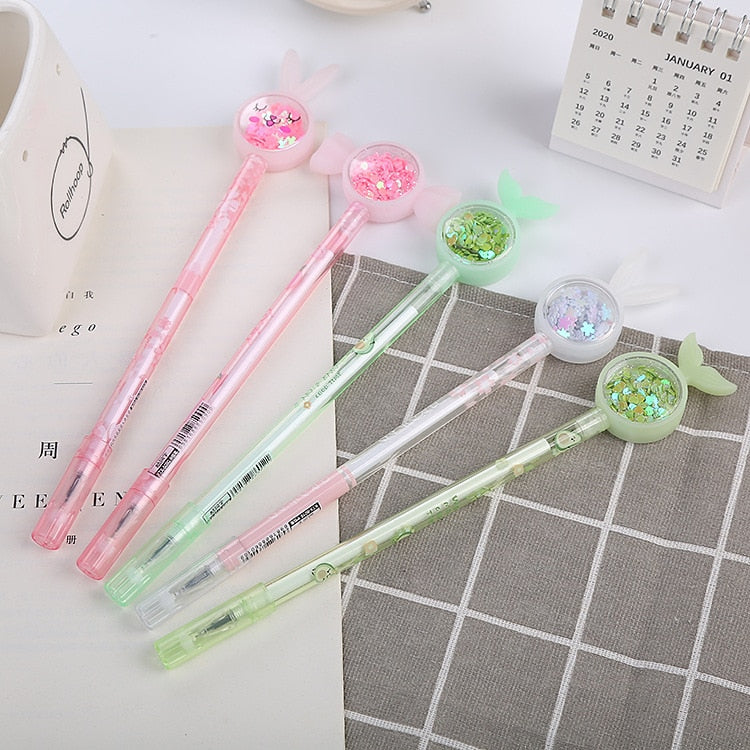 20Pcs/Set Kawaii Sequin Gel Pen