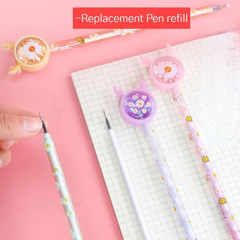 20Pcs/Set Kawaii Sequin Gel Pen