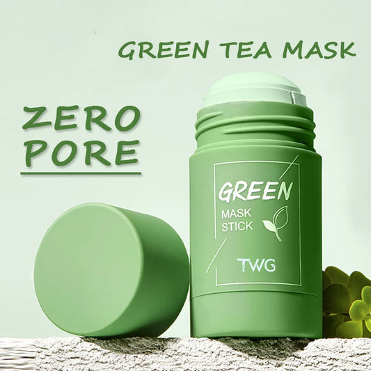 ORANOT Green Tea Mask Stick Green Tea Cleansing Stick Mask Purifying Clay Mask Oil Control Anti-acne Eggplant Skin Care 40g
