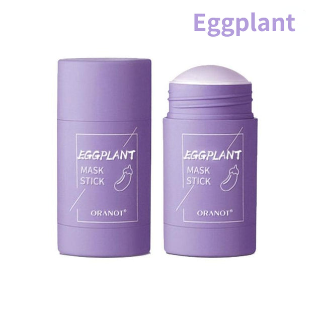 ORANOT قناع الشاي الأخضر عصا الشاي الأخضر التطهير عصا قناع تنقية قناع الطين السيطرة على النفط مكافحة حب الشباب الباذنجان العناية بالبشرة 40 جرام