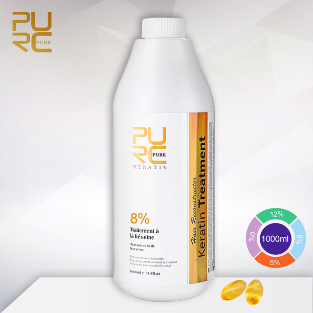 PURC Brazilian Keratin Hair Treatment Shampoo Professional Smoothing