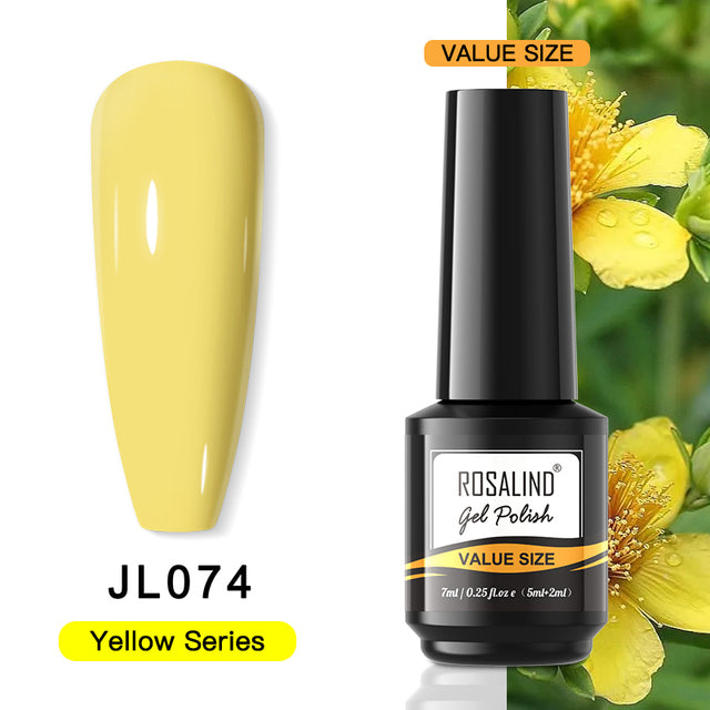 ROSALIND 15ml Glitter Color Gel Nail Polish