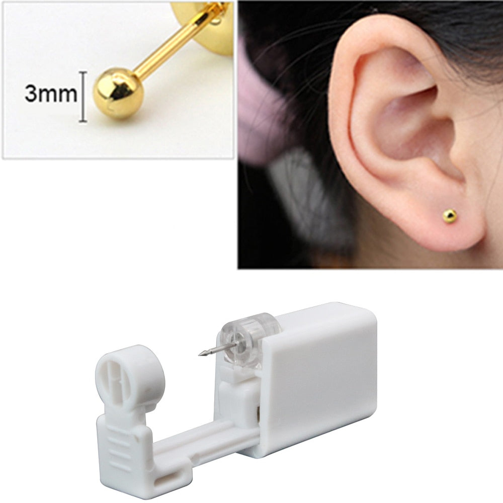 Disposable Sterile Ear-Piercing Unit Cartilage- 1/2/4 Pcs