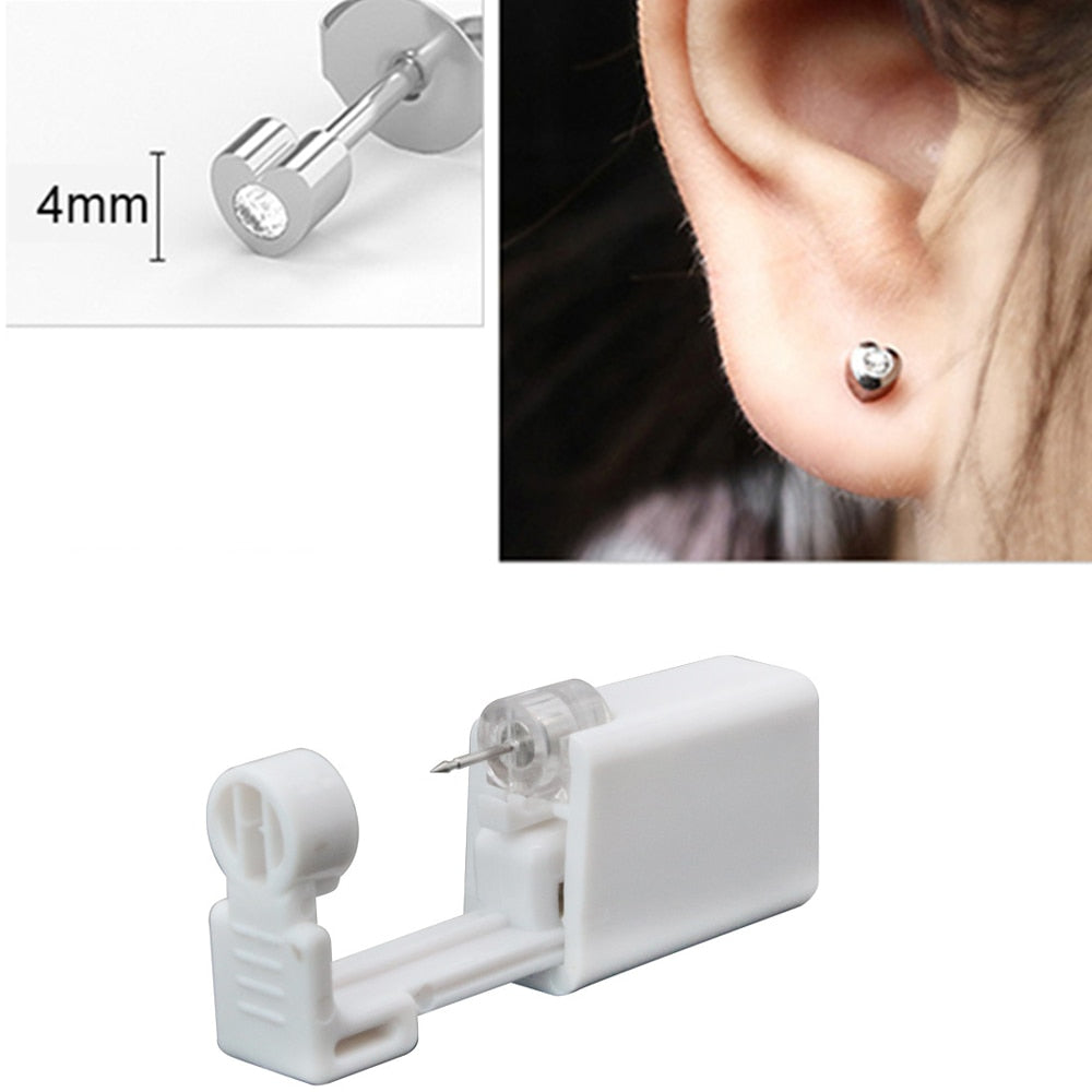 Disposable Sterile Ear-Piercing Unit Cartilage- 1/2/4 Pcs