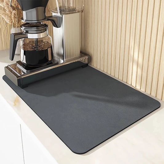 Multi-Purpose Super Absorbent Kitchen and Bathroom Drying Mat with Anti-Slip Design