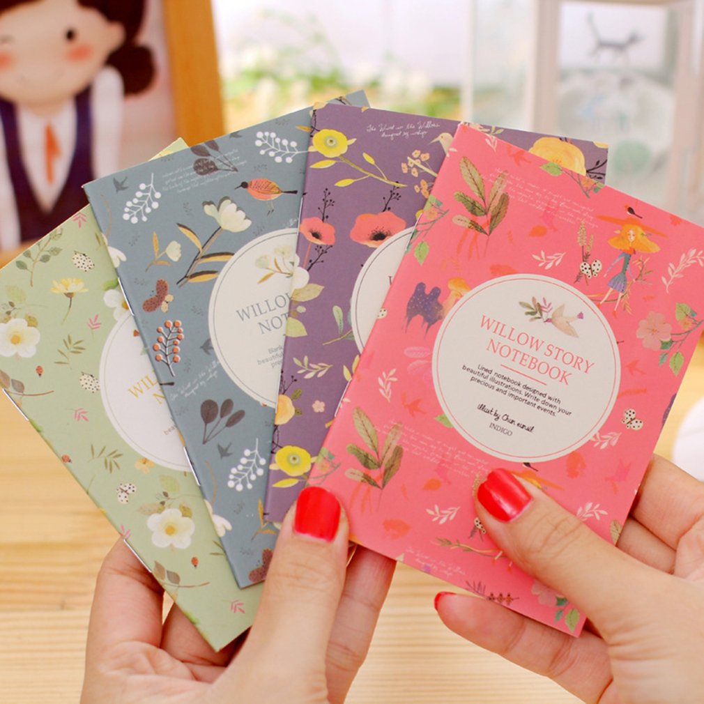 4Pcs Ruled Lined Notebook