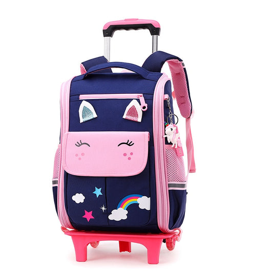 School Wheeled Backpack For Girls