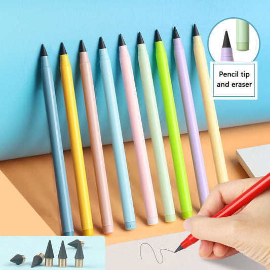 6PCS Eternal Pencil No need to sharpen Unlimited writing  erasable Art sketching painting tool school supplies school stationery