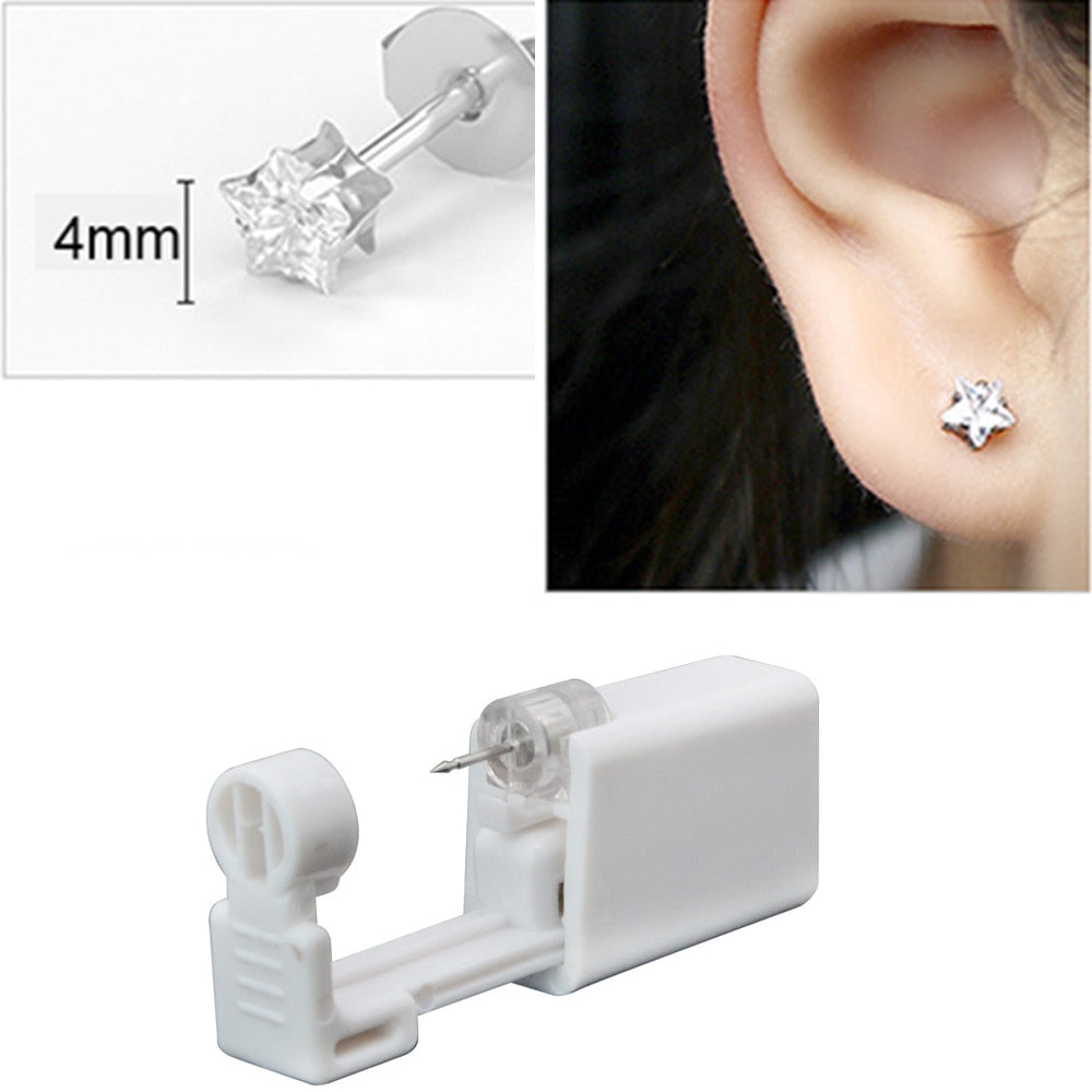 Disposable Sterile Ear-Piercing Unit Cartilage- 1/2/4 Pcs