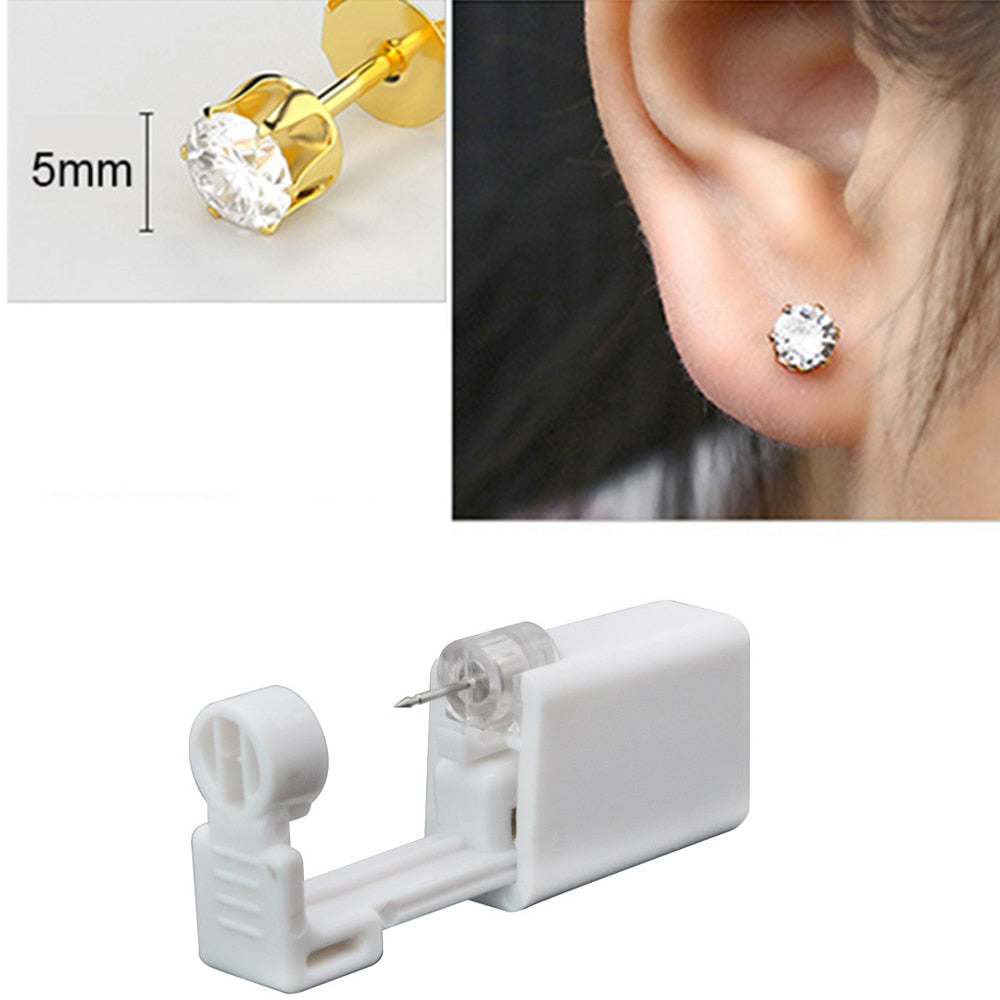 Disposable Sterile Ear-Piercing Unit Cartilage- 1/2/4 Pcs