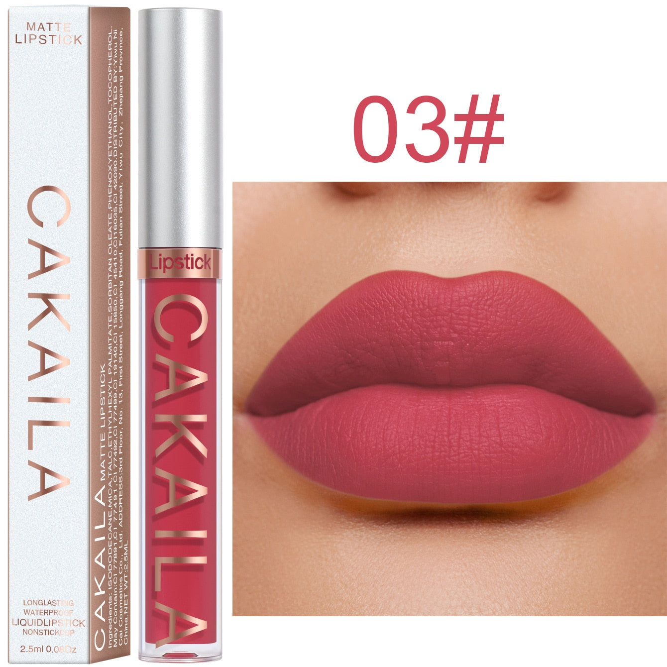 Matte Pink Velvet Lipstick 18 Colors Lip Gloss