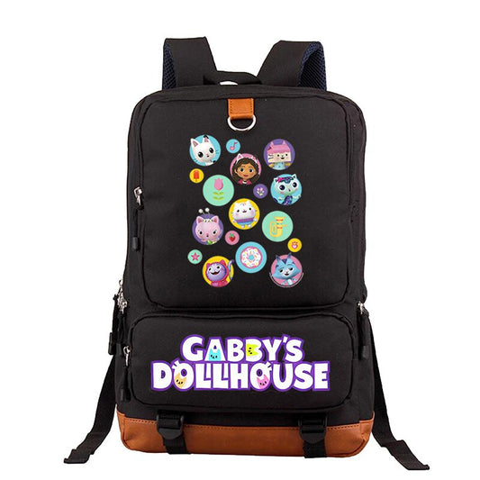 Newest Gabby's Dollhouse School Backpacks Students Schoolbag for kids