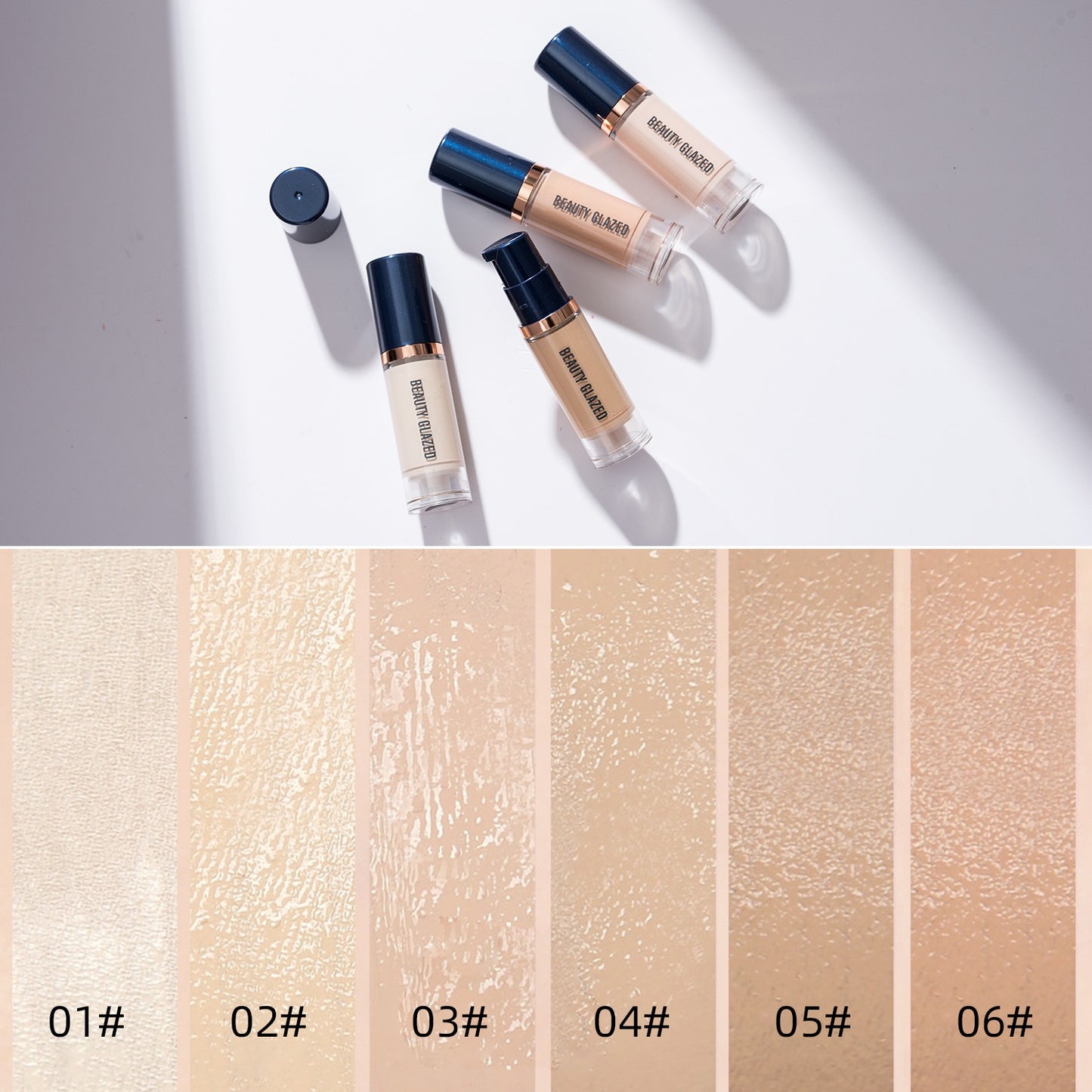 6ml Waterproof Matte Liquid Foundation Cream