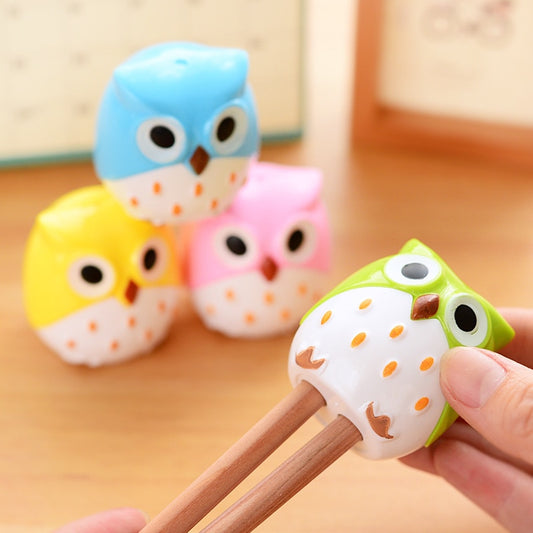 Mini Funny Cute Lovely Owl Pattern Pencil Sharpener