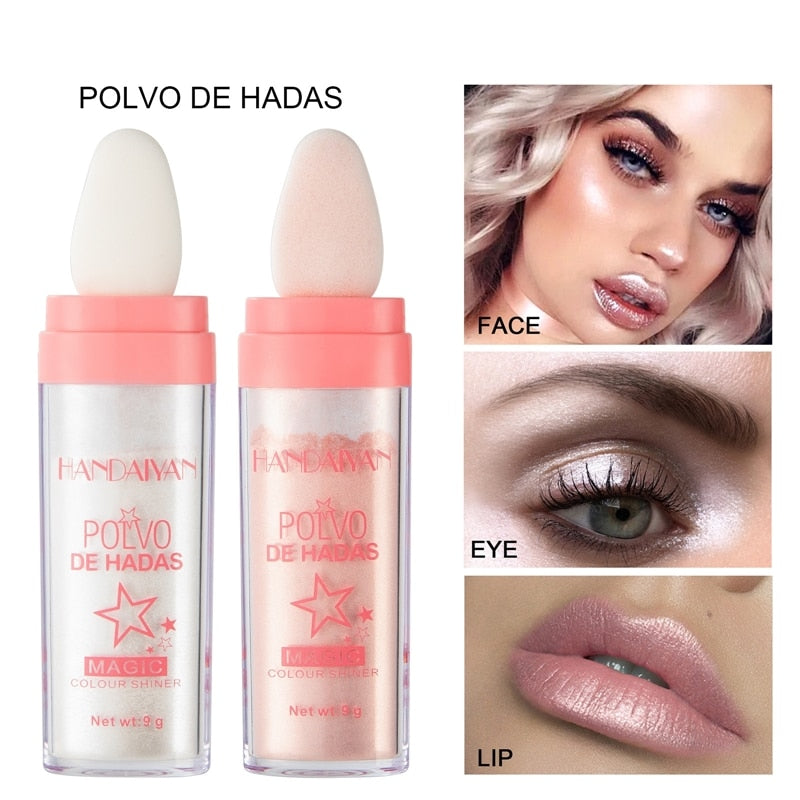 3 Colors Polvo De Hadas Highlighter Powder