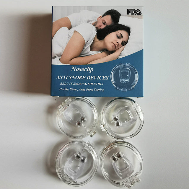 Snore Stopper Ring nose clip Magnetic Anti Snoring Nasal Dilator Easy Breathe Improve Silent Sleep Aid Device Guard Health Care