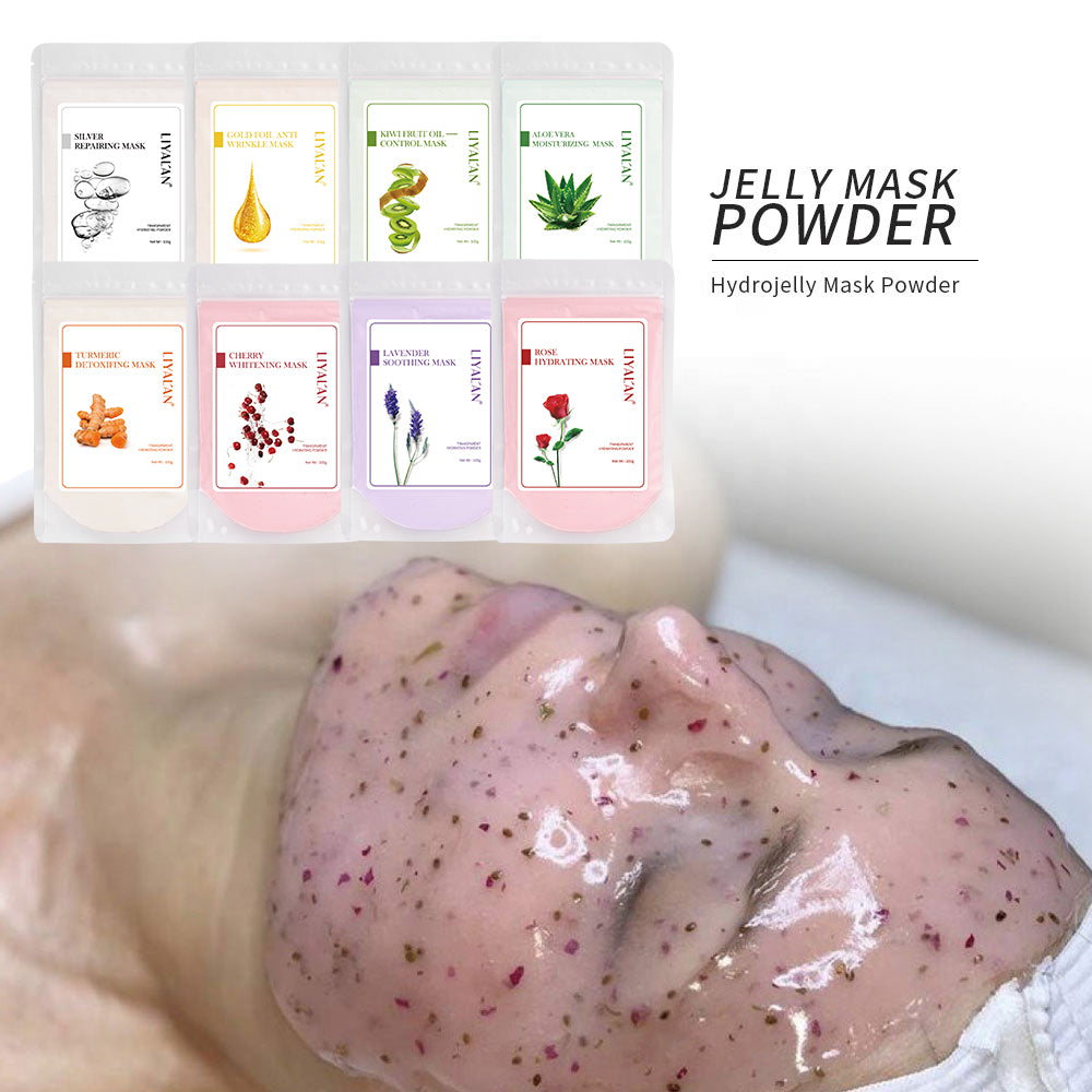 Soft Jelly Mask Powder Face Skin Care Whitening Moisturizing Rose Collagen Peel Off DIY Acne Facial Hyalironic Acid SPA Beauty