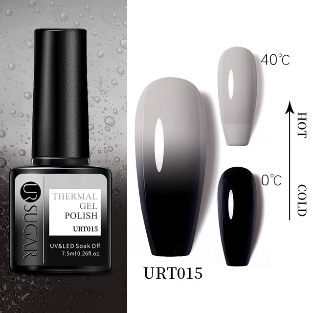 UR SUGAR Thermal Gel Nail Polish Temperature Color-Changing Soak Off UV/LED Nail Gel Lacquers Varnish Gel Long Lasting Polish