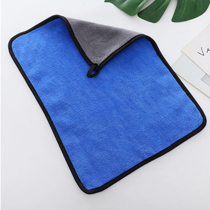 500GSM Super Absorption Car Wash Microfiber Towel With High Density Coral Velvet