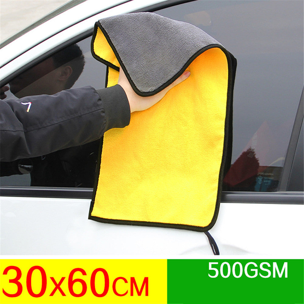 Mling 30x3 0/60 سنتيمتر غسيل السيارات منشفة سيارة من الألياف الدقيقة تنظيف تجفيف القماش هيمينغ العناية بالسيارات القماش بالتفصيل منشفة غسيل السيارات لتويوتا